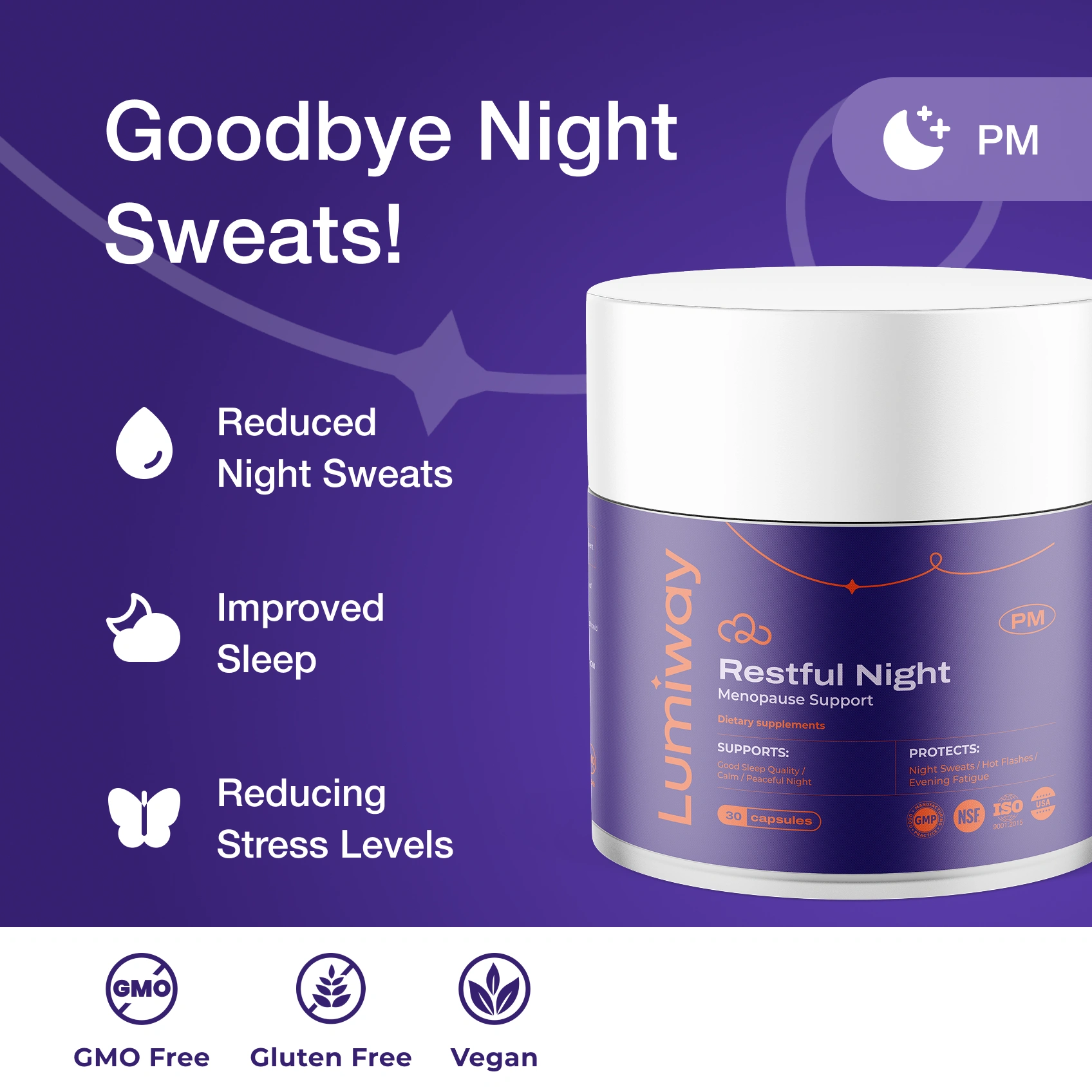 Day Balance AM & Restful Night PM Menopause Support