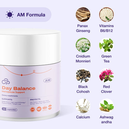 Day Balance AM & Restful Night PM Menopause Support