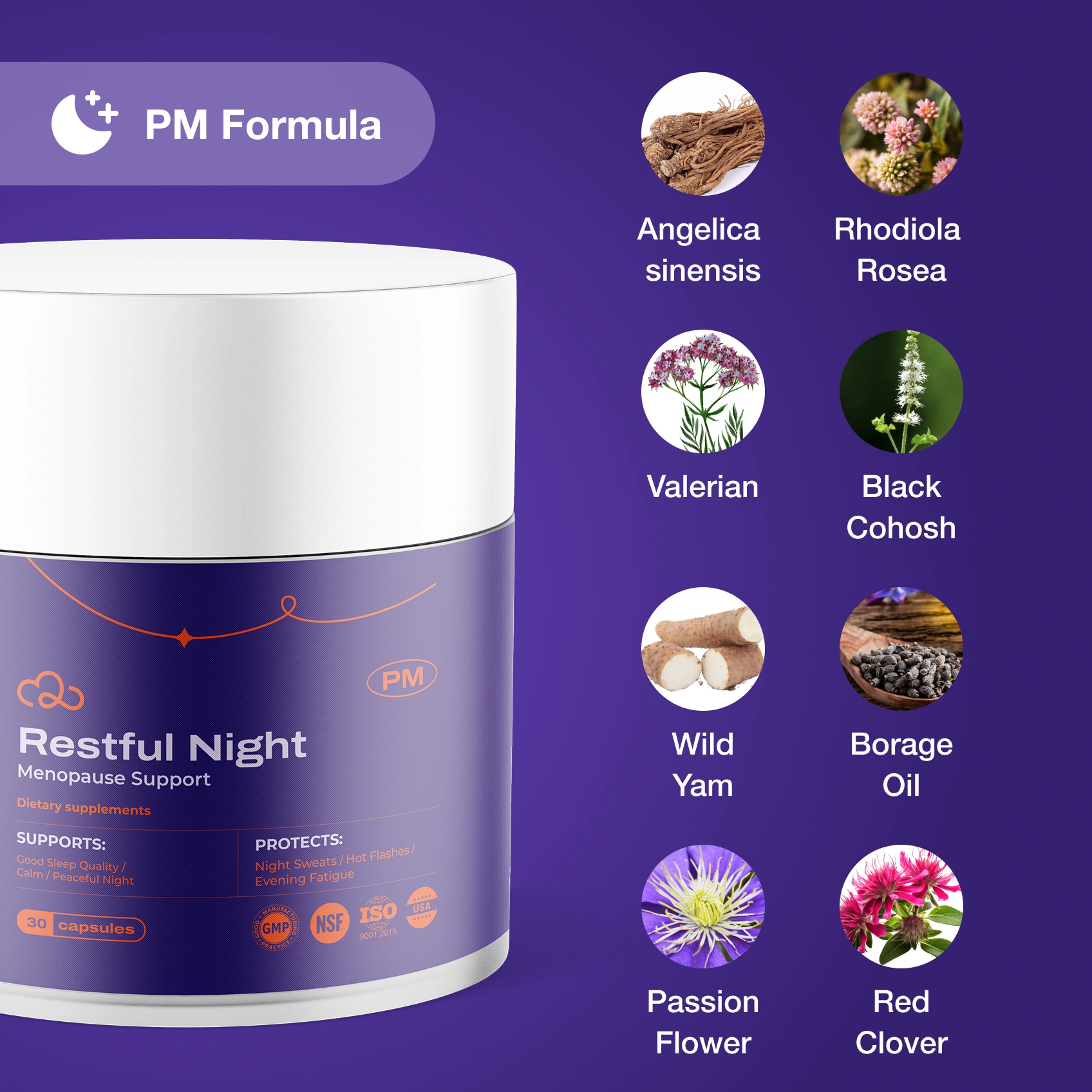 Day Balance AM & Restful Night PM Menopause Support