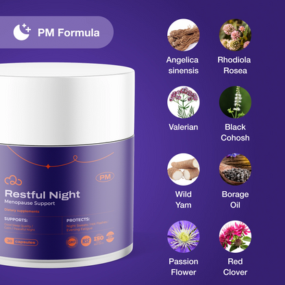 Day Balance AM & Restful Night PM Menopause Support